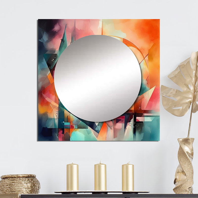Miroir mural de salon Granberry, 36 po x 36 po