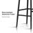 Alexaundra Upholstered Rattan Outdoor Stool-598833299-598833298