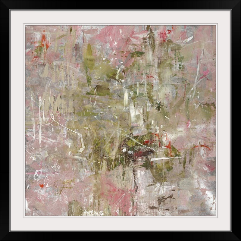«Pink Smash», reproduction d'art Drexton, H 35 po x l 35 po x P 1,5 po, Toile