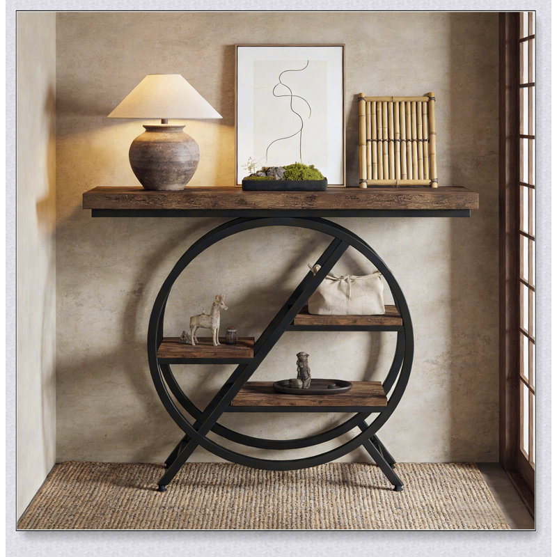Hall Table,Chic Console Table,Functional Entryway Table