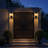 Valencia 1-Light Ribbed Outdoor Wall Lantern