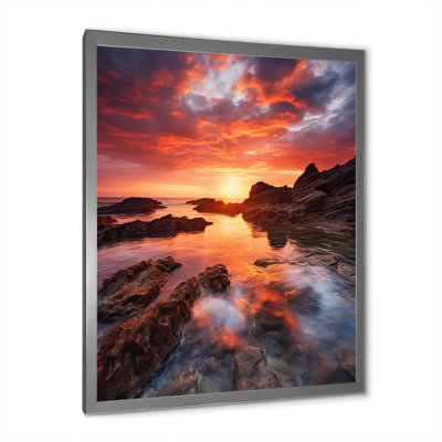 Ahmiya Beach Photo Golden Sands XI, reproduction d'art sur toile