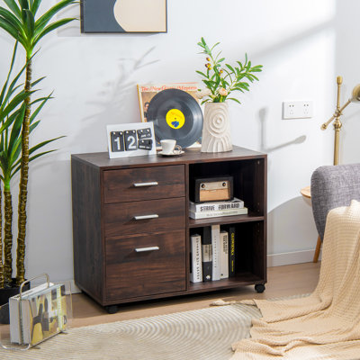 Joori 80 cm W 3 -Drawer Filing Cabinet
