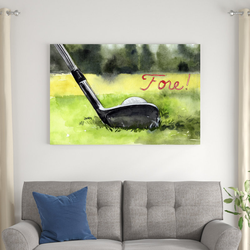 Tee Off Time IV, H 32 po x l 48 po