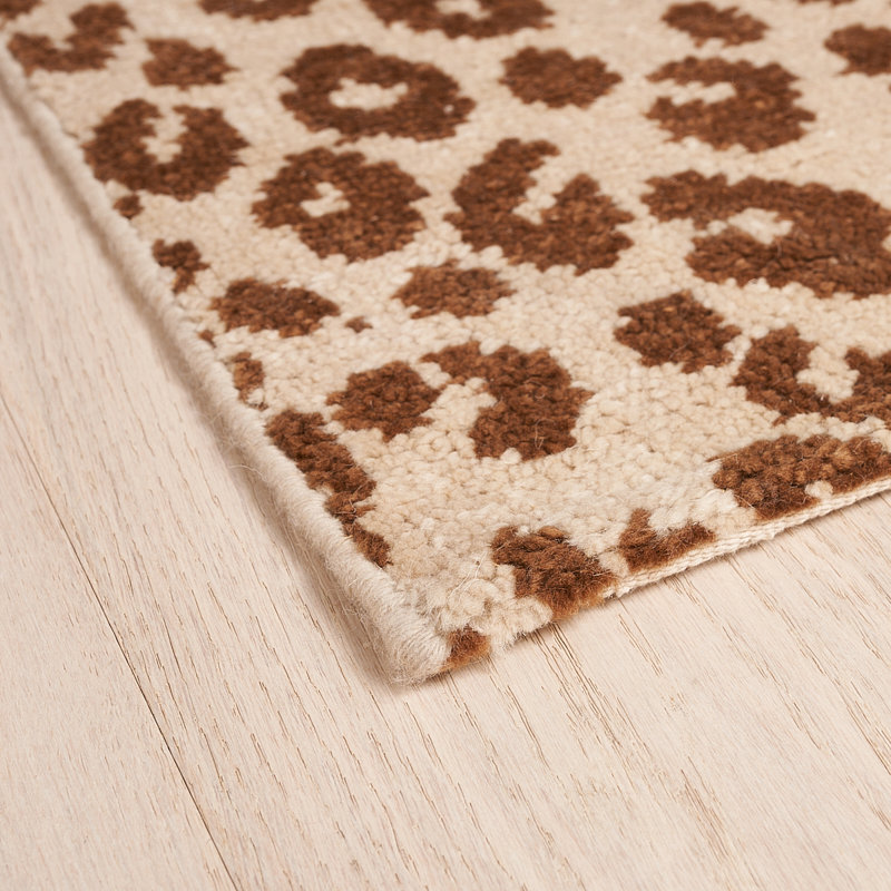 Iconic Leopard Hand-Knotted Rug, Rectangle 9' x 12'