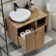 Lotus Bathroom Vanity Unit with Ceramic Washbasin / Sink 65cm