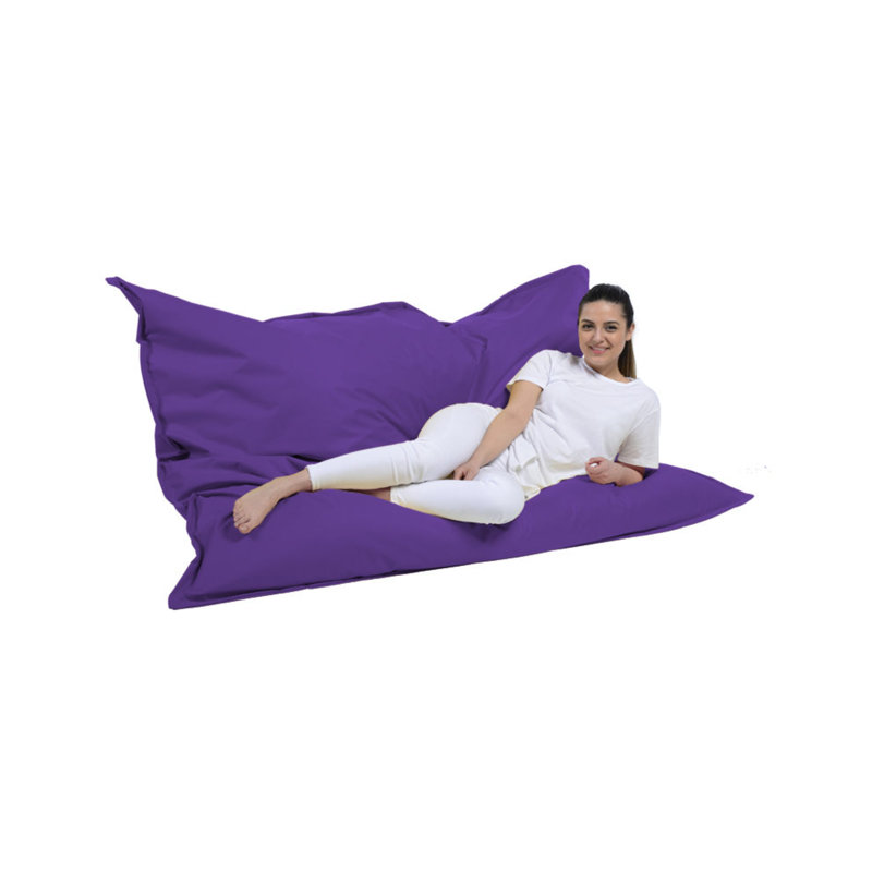 Polyester Outdoor Friendly Bean Bag Chair & Lounger, Purple