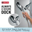 Pomme de douche à main magnétique Suredock avec technologie H2Okinetic-63625686