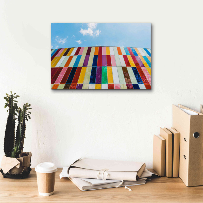 «Feune Glass Rainbow» par Epic Portfolio, estampe numérique sur toile, H 12 po x l 18 po x P 0,75 po