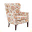 Chaise d'appoint Colette, finition bois marocain