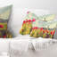 Coussins décoratifs sauvages de fleurs dans un coussin lombaire field