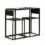 Ensemble de meubles de cuisine confortables (table et chaises) pour les aires de repas et de conversation
