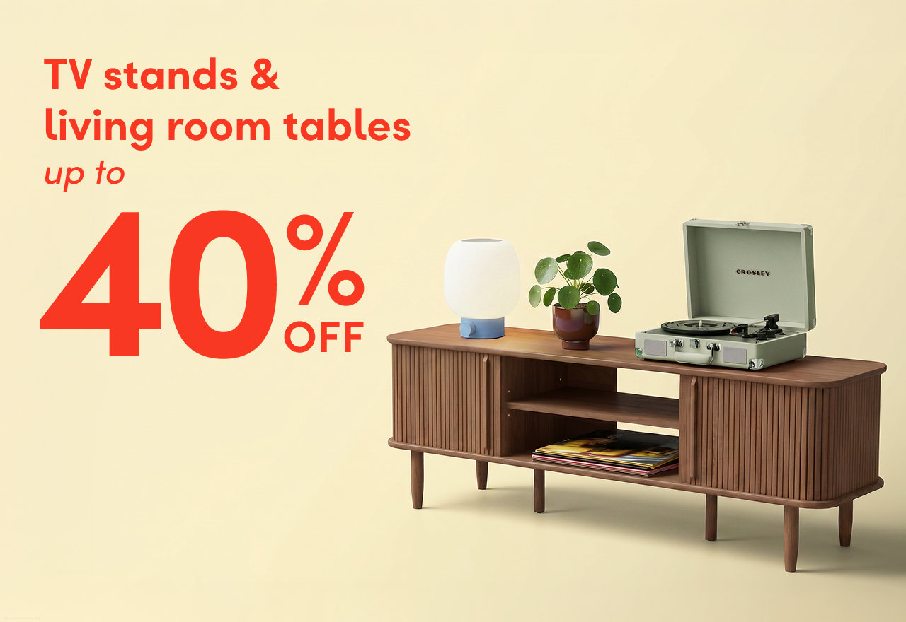 TV stand & living room table clearance