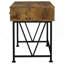 Bureau d'ordinateur et bibliothèque Rustic Nutmeg