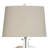 Salinda - Fossil Glass Table Lamp With Solid Crystal Acrylic Base