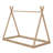 Twin Size Tent Shape Floor Bed Frame-398812708