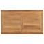 Table basse vidaXL en bois de teck massif brun 27,56 x 15,75 x 14,17-1475325612
