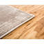 Tapis uni / rayé brun-ivoire Aimeeleigh-579552771