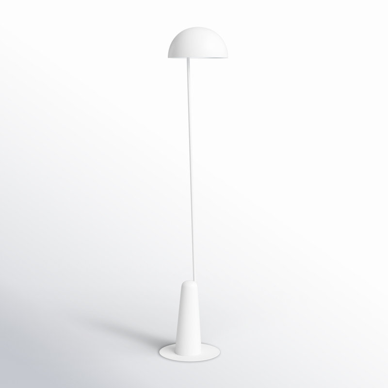 Iyanna 58.58'' Traditional Floor Lamp, White