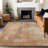 Premium Machine Washable Prisco Terracotta Rug-716270584