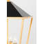 Paxton - 8 Light Large Pendant - Gold Leaf/Black Finish