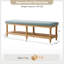 Banc de rangement en bois massif avec garniture cloutée Delfina-1088010637