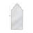 Metal Arched Wall Mirror