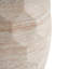 Outdoor/Indoor Lightweight Concrete Side Table/Travertine Finish