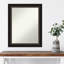 Miroir d'appoint mural en plastique noir-1206745901