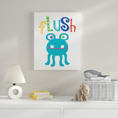 Flush Monster Canvas Art