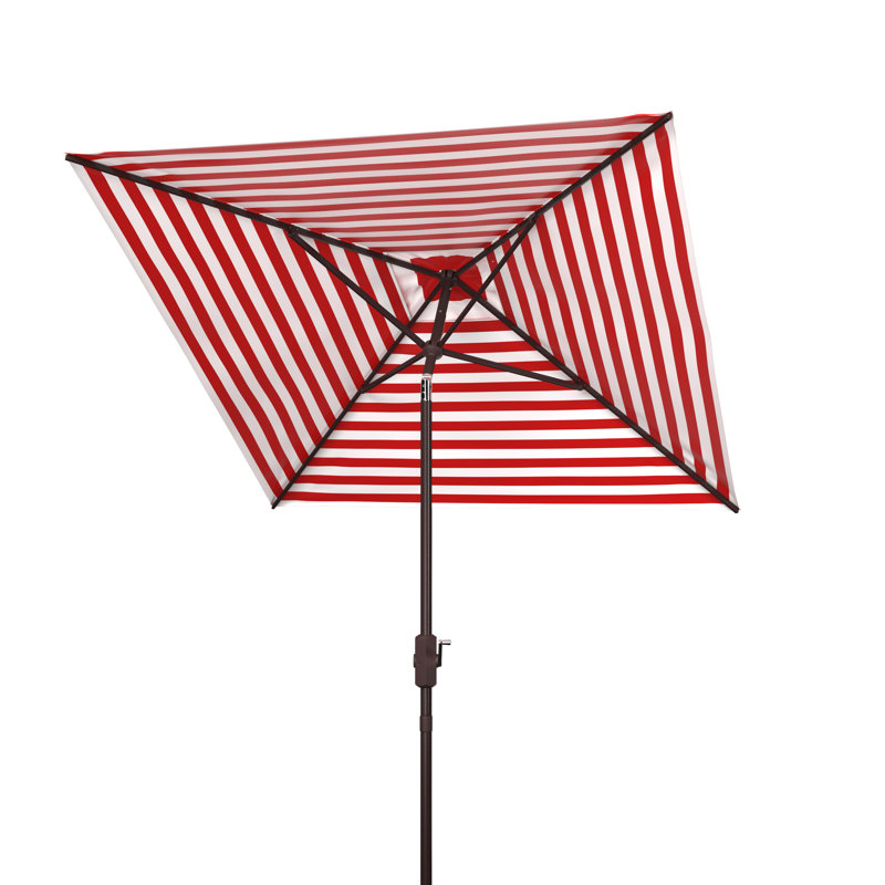 Parasol de marché carré 7,5 pi Toucha, Rouge