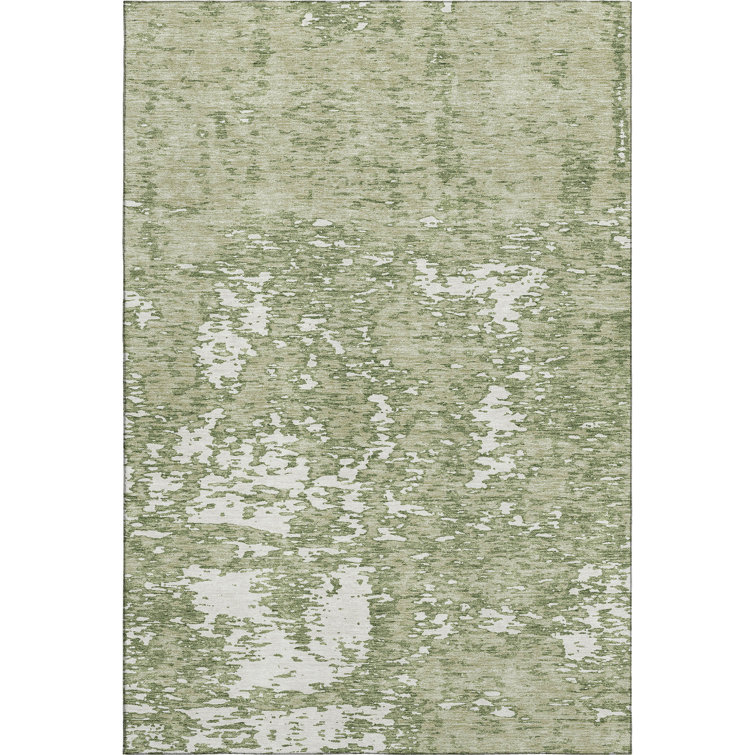 Premium Machine Washable Prisco Aloe Rug
