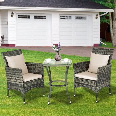 Grena 2 - Person Patio Conversation Set with Cushions