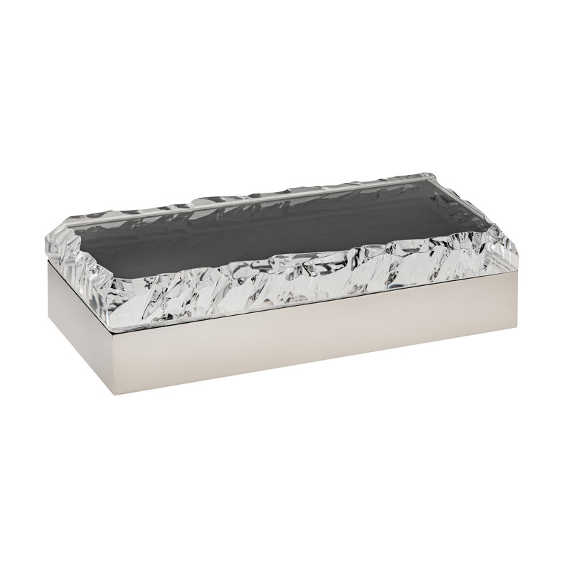 Boîte Cogar - Nickel poli rectangulaire