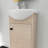 Lenay 18 " W Freestanding Standard Free Standing Single Double Single Vanity Bathroom Vanity With Ceramic Top