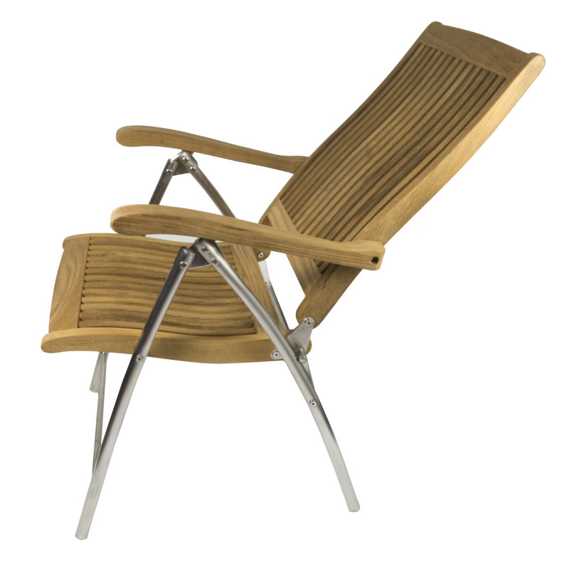 Chaise longue pliante inclinable à 6 positions