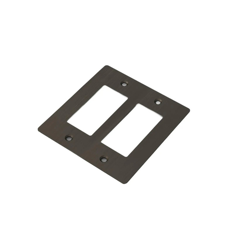 2G Plate / Non-Logo, Smoked Bronze