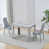 Grey Line Leather Chairs#2