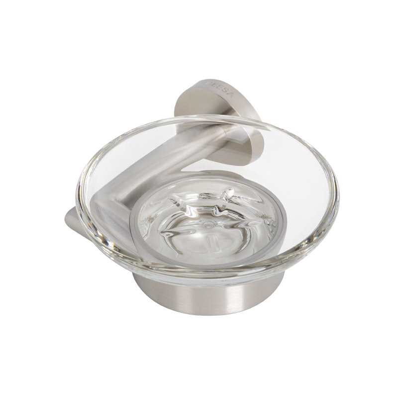 Porte-savon mural en verre Nemox, Clear Glass