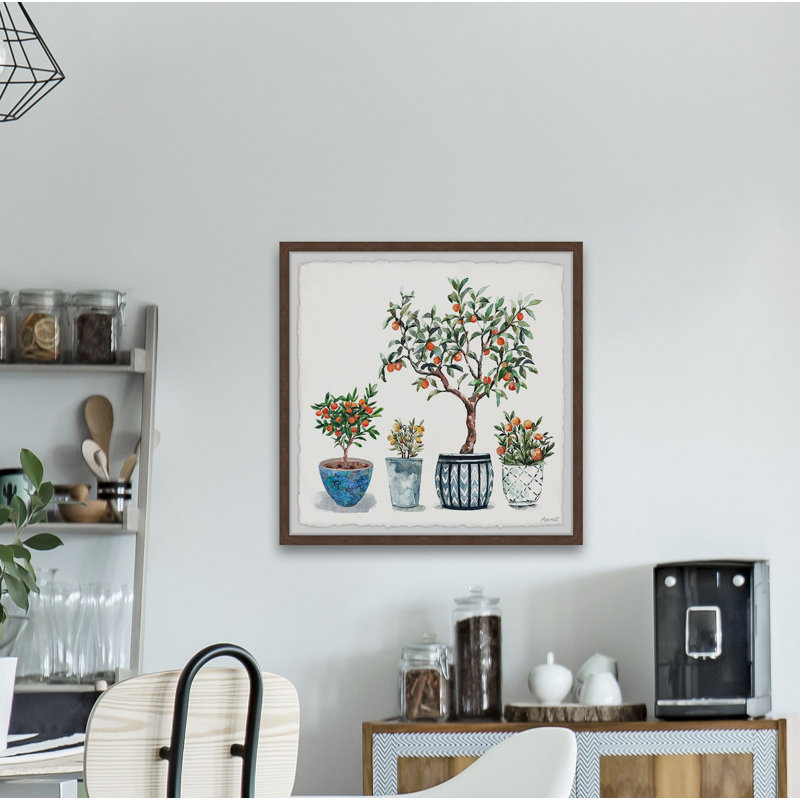 Beautiful Flower Pot - Single Picture Frame Painting, 81cm H x 81cm W x 3.81cm D