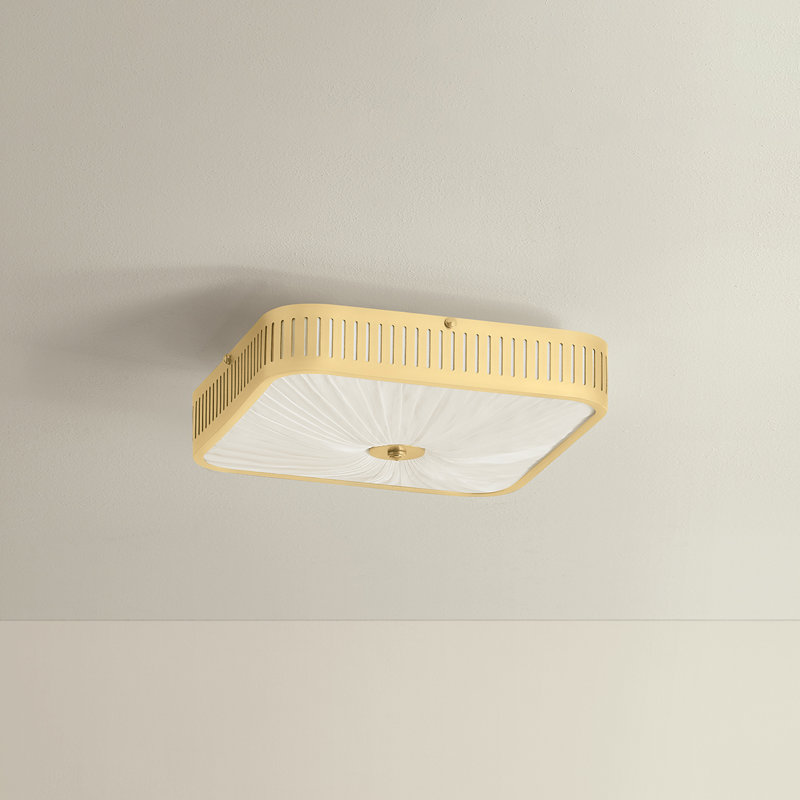 Henri Semi Flush by Augusta Hoffman x HVL, 4.75" H x 14.5" W x 14.5" D, 4 Lights