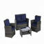 Ensemble de mobilier d'extérieur 4 pièces 4 pièces-1095721027