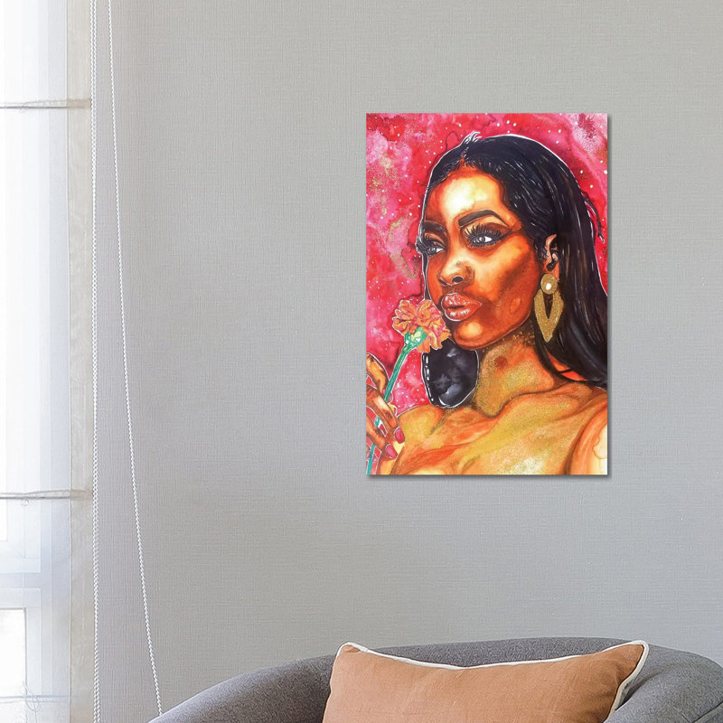 Desire 1 Piece Painting on Canvas, 66.04cm H x 45.72cm W x 1.91cm D, Wrapped Canvas