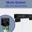 Porte de douche coulissante double l 56 à 60 po x H 72 po, verre trempé ANSI / SGCC de 1/4 po (6 mm), empreinte digitale, conception résistante-117354472