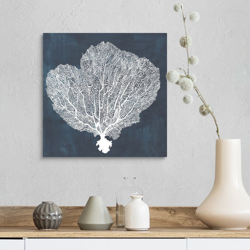 «Inverse Sea Fan I», art mural, Toile tendue, H 16 po x l 16 po x P 1 po