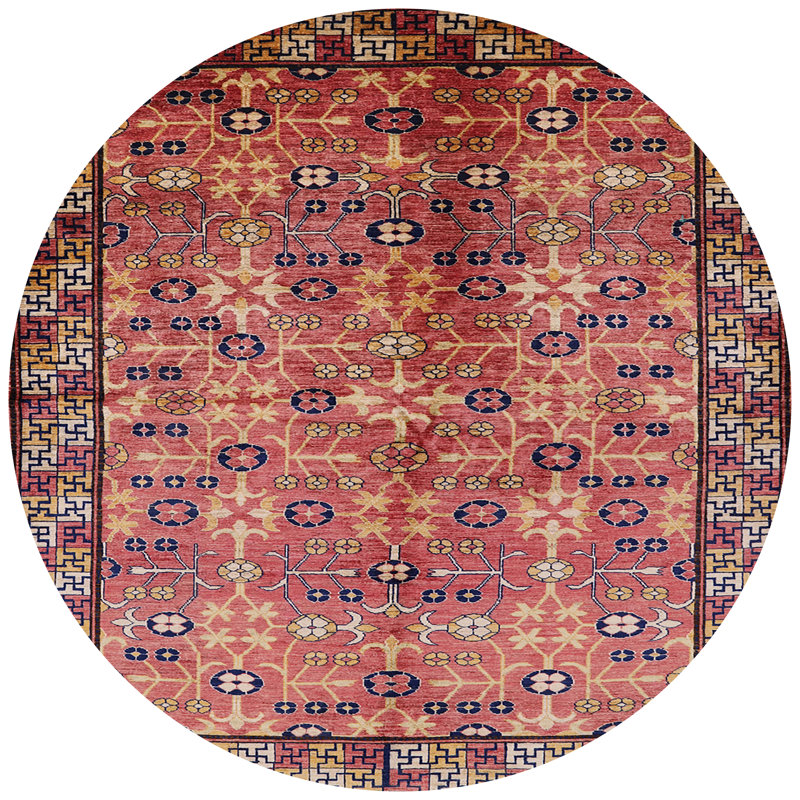 Oriental Indoor Rug, Round 4'