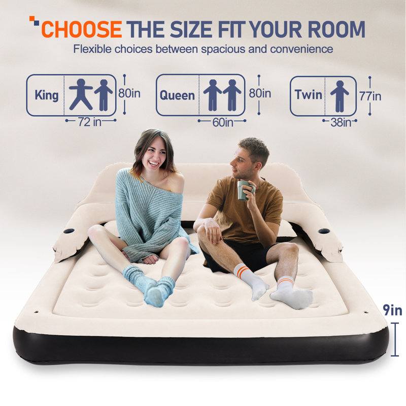 Matelas gonflable 9 po, Roi