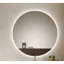 Round Copper-free Silver Glass Led Mirror