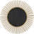 Melfa Metal Sunburst Mirror