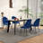Velvet Upholstered Side Chair-898332828